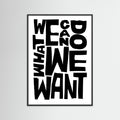 We can do what we want.
