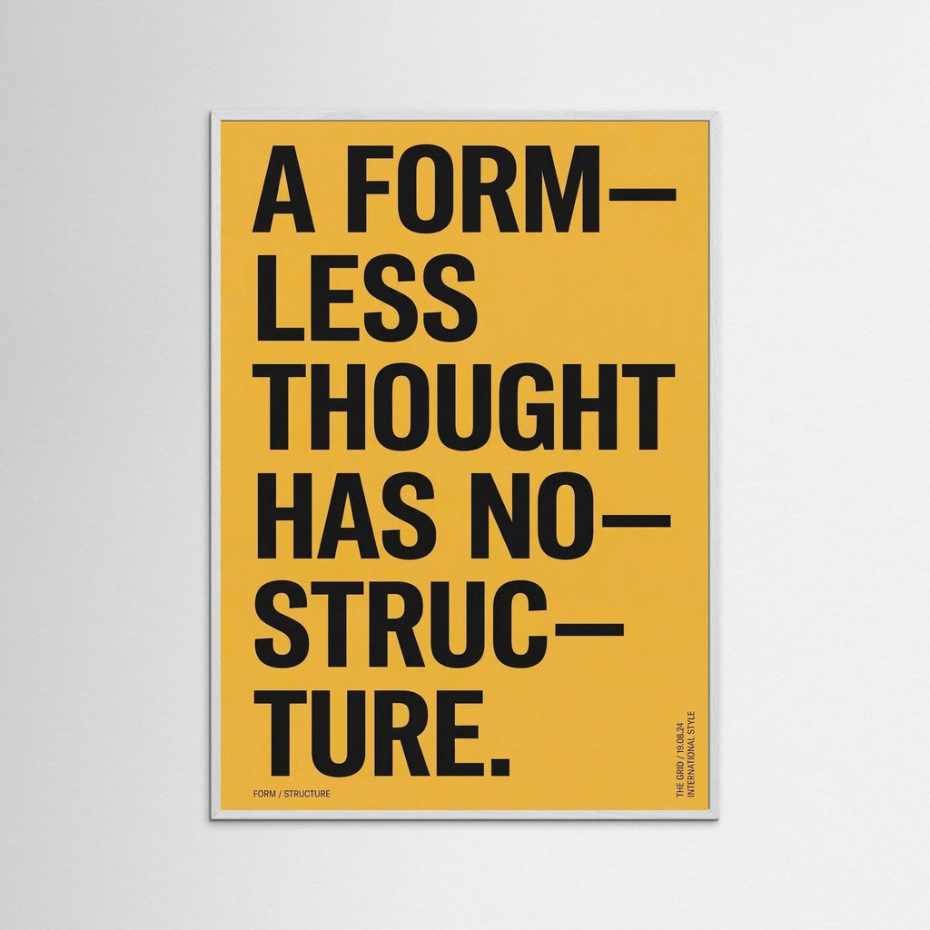 Formless thoughts