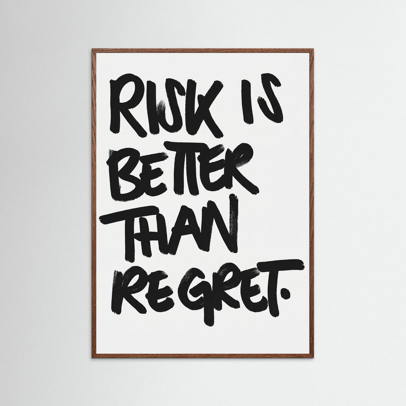 Risk is better than regret