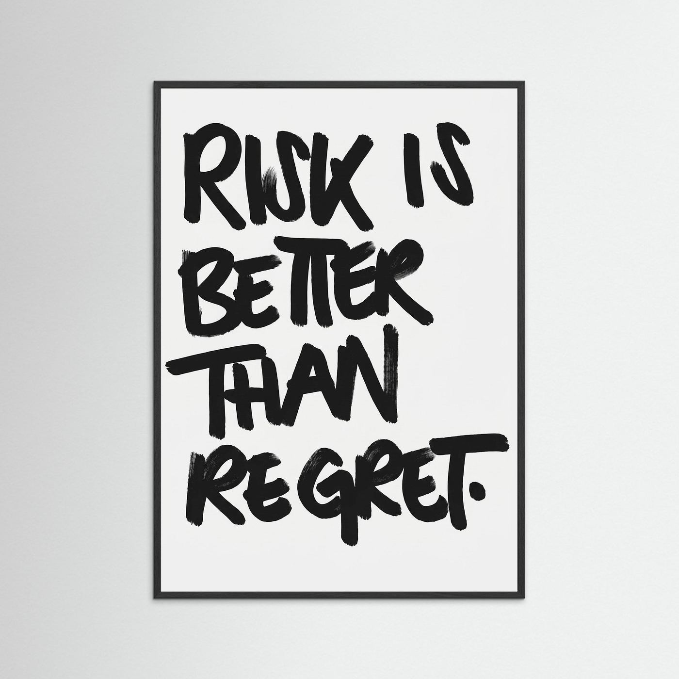Risk is better than regret