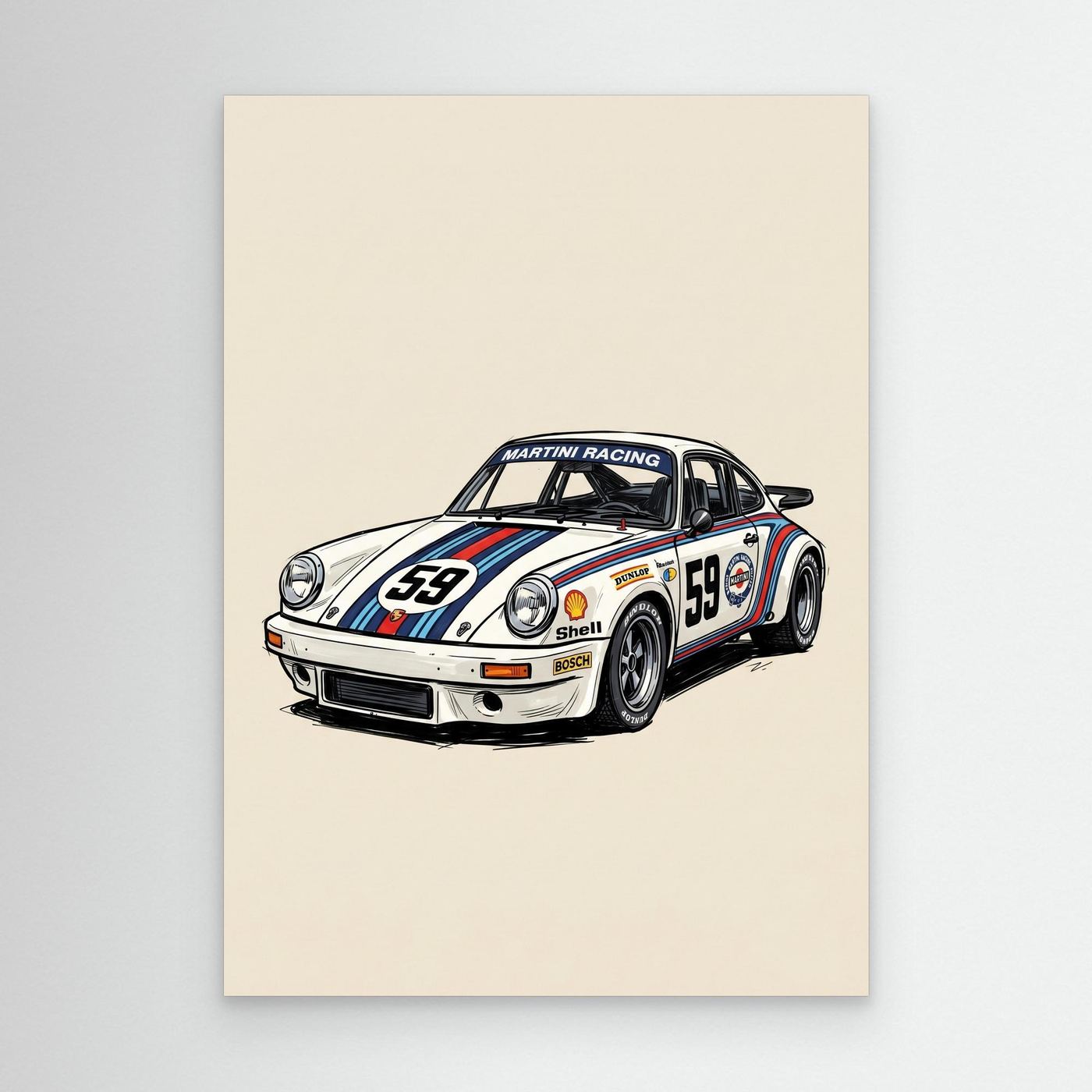 Martini Porsche Canva