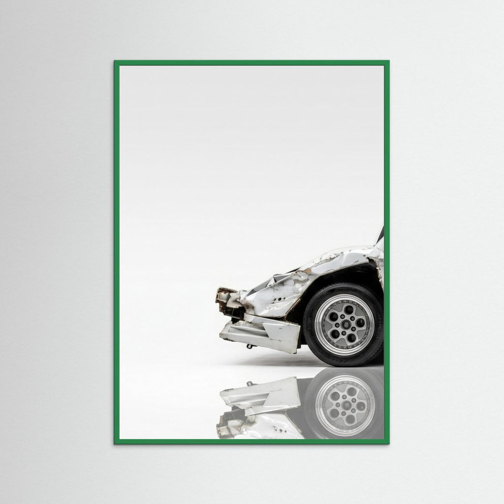 TWOWS COUNTACH CRASHED