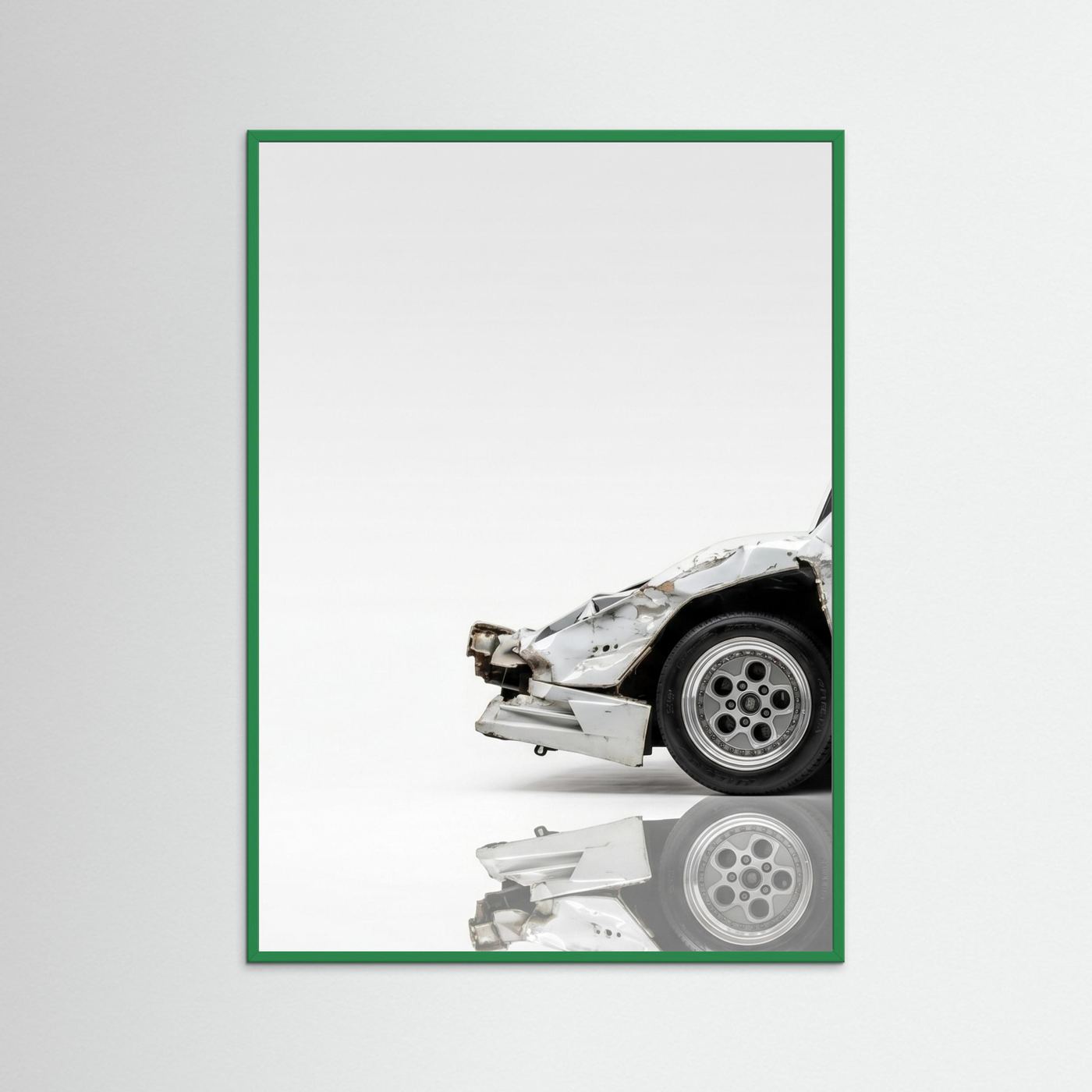 TWOWS COUNTACH CRASHED