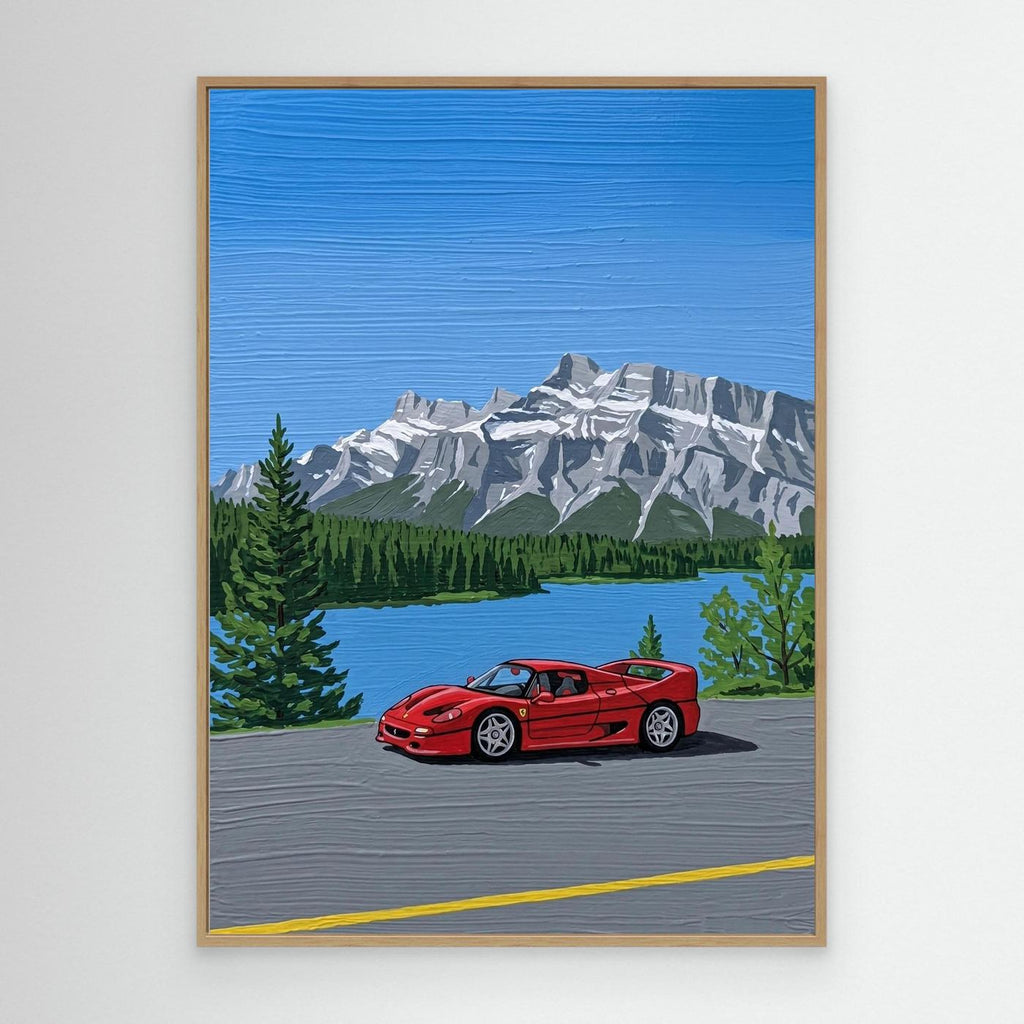 Mountain Ferrari Canva