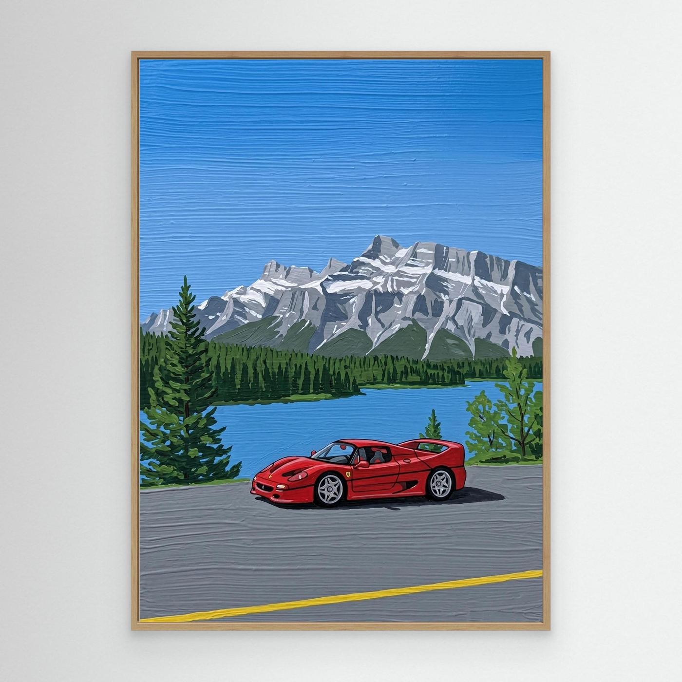 Mountain Ferrari Canva