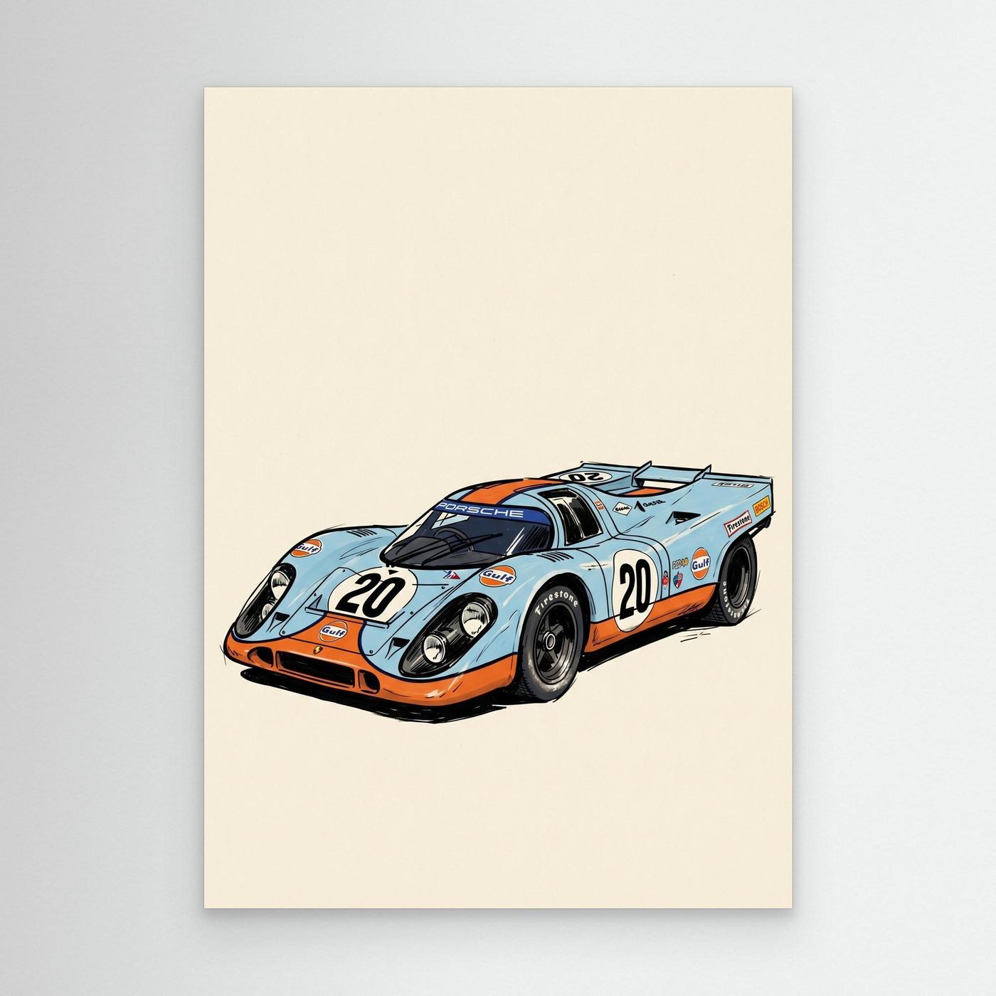 Gulf Porsche Canva