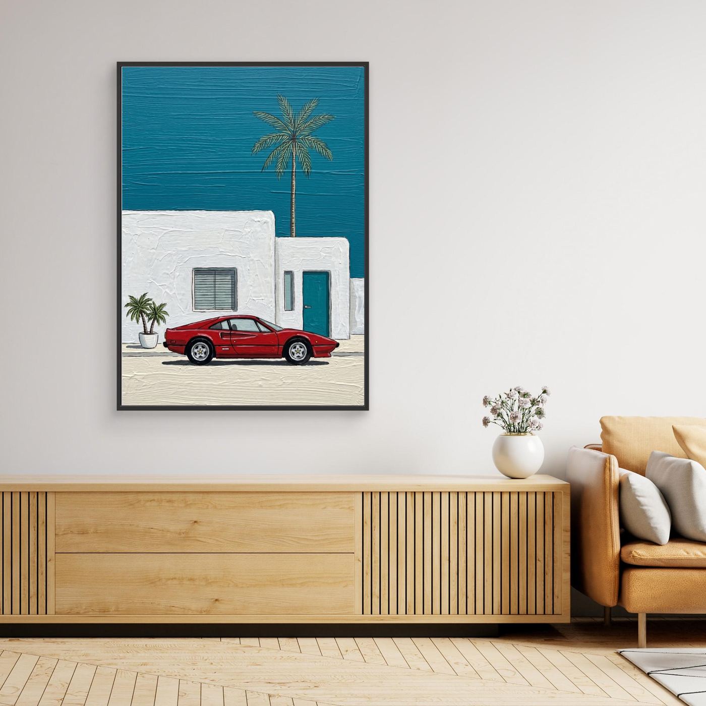 Mediterranean Ferrari Canva