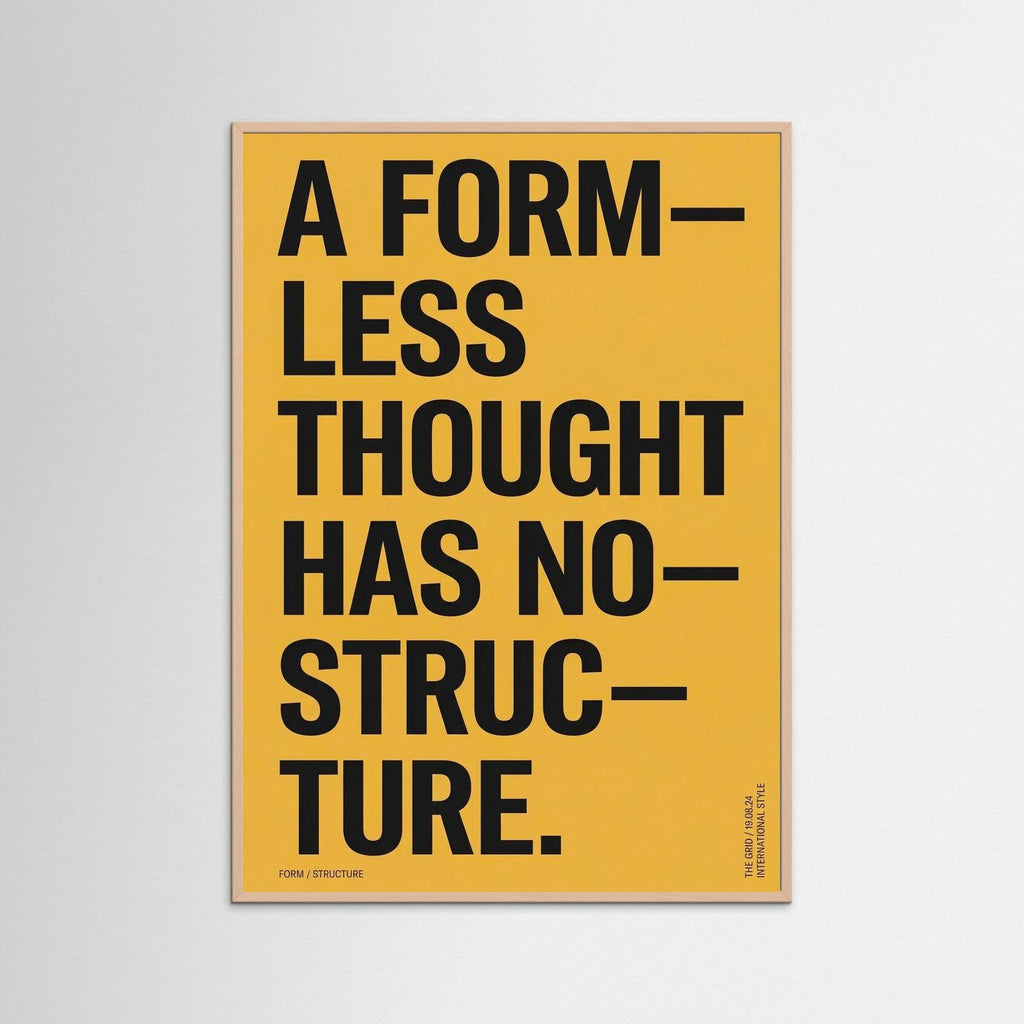 Formless thoughts