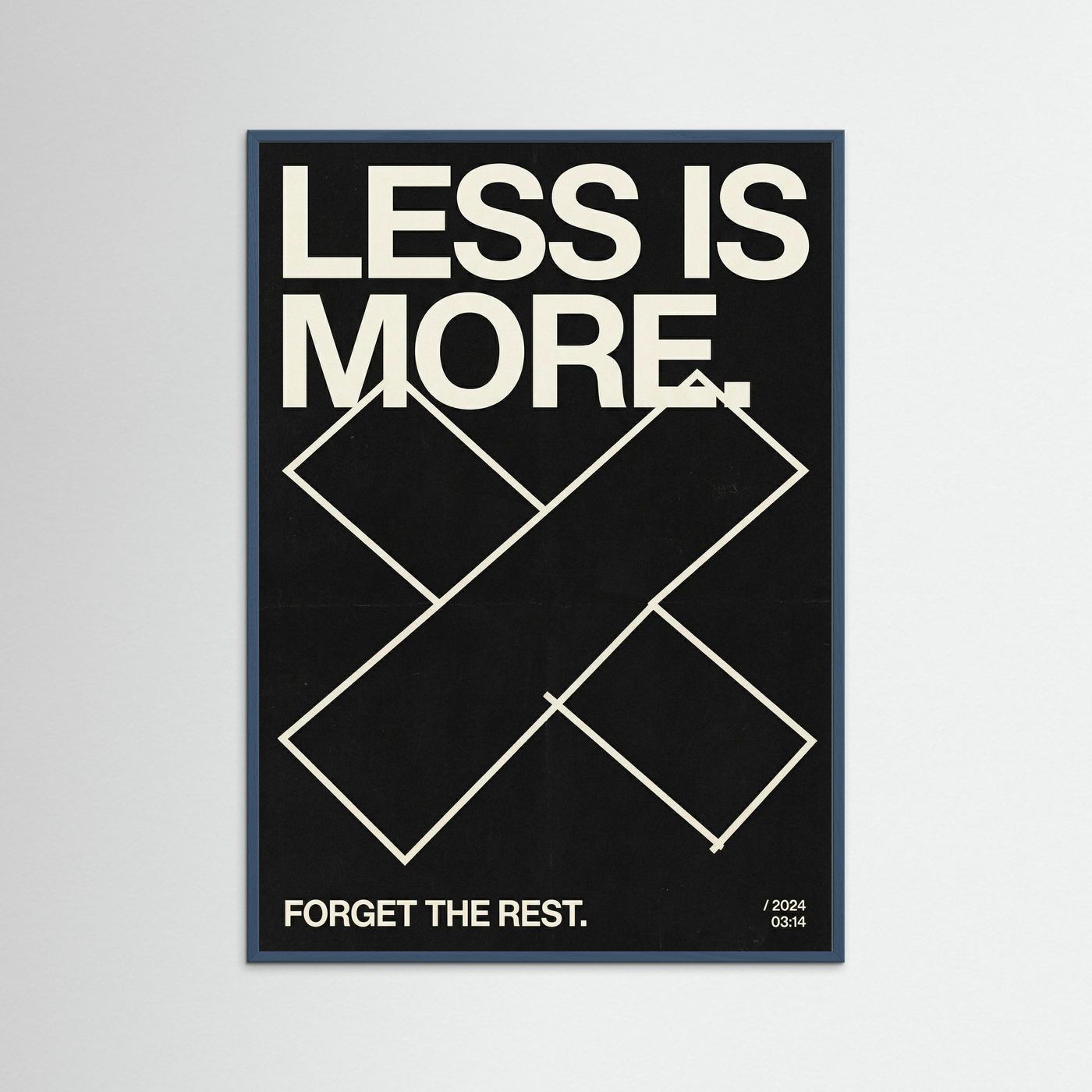 Less is more